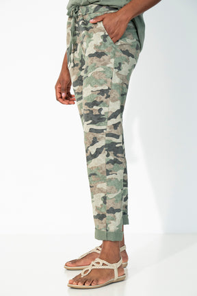 Olive Camouflage Jogger