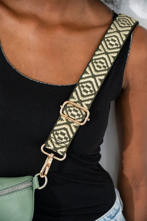 Gold/Olive Jade Strap