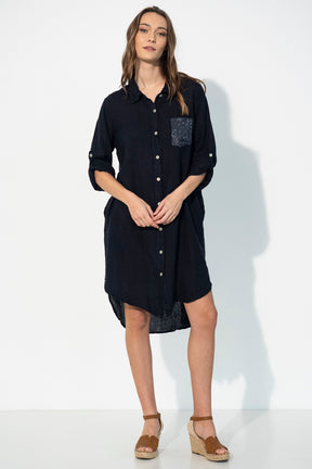 Linen Shirt Dress