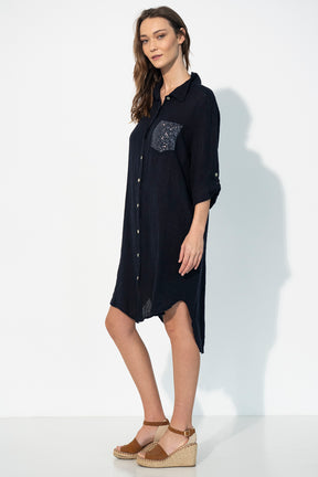 Linen Shirt Dress