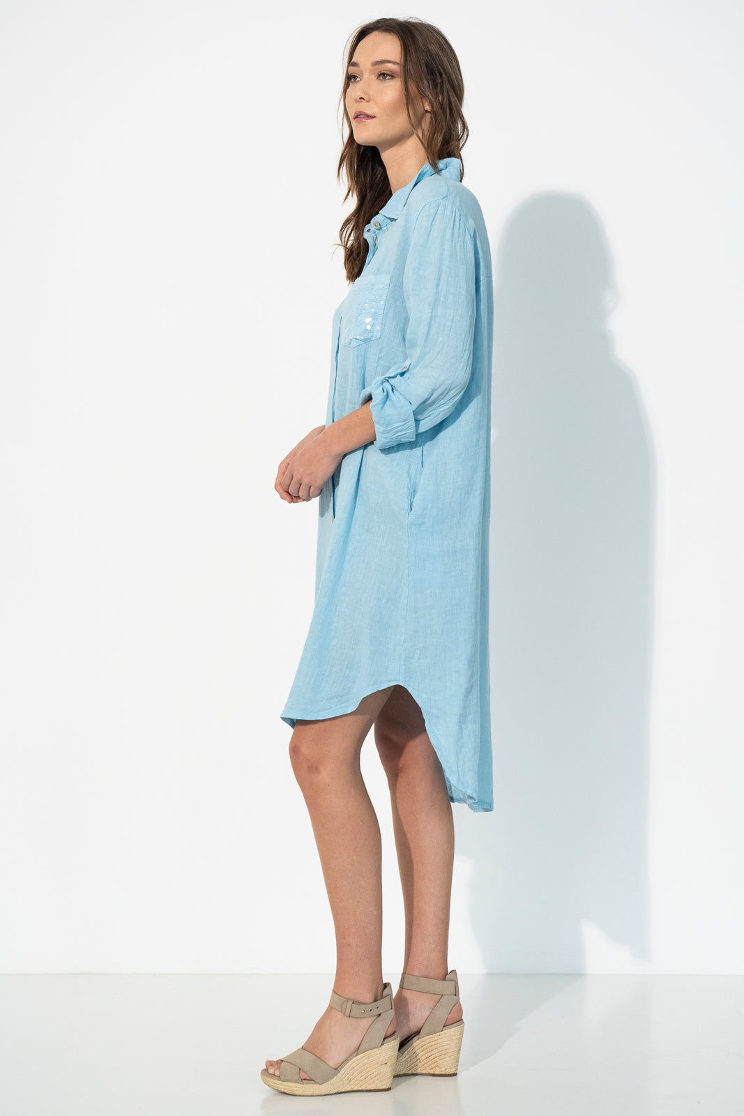 Linen Shirt Dress