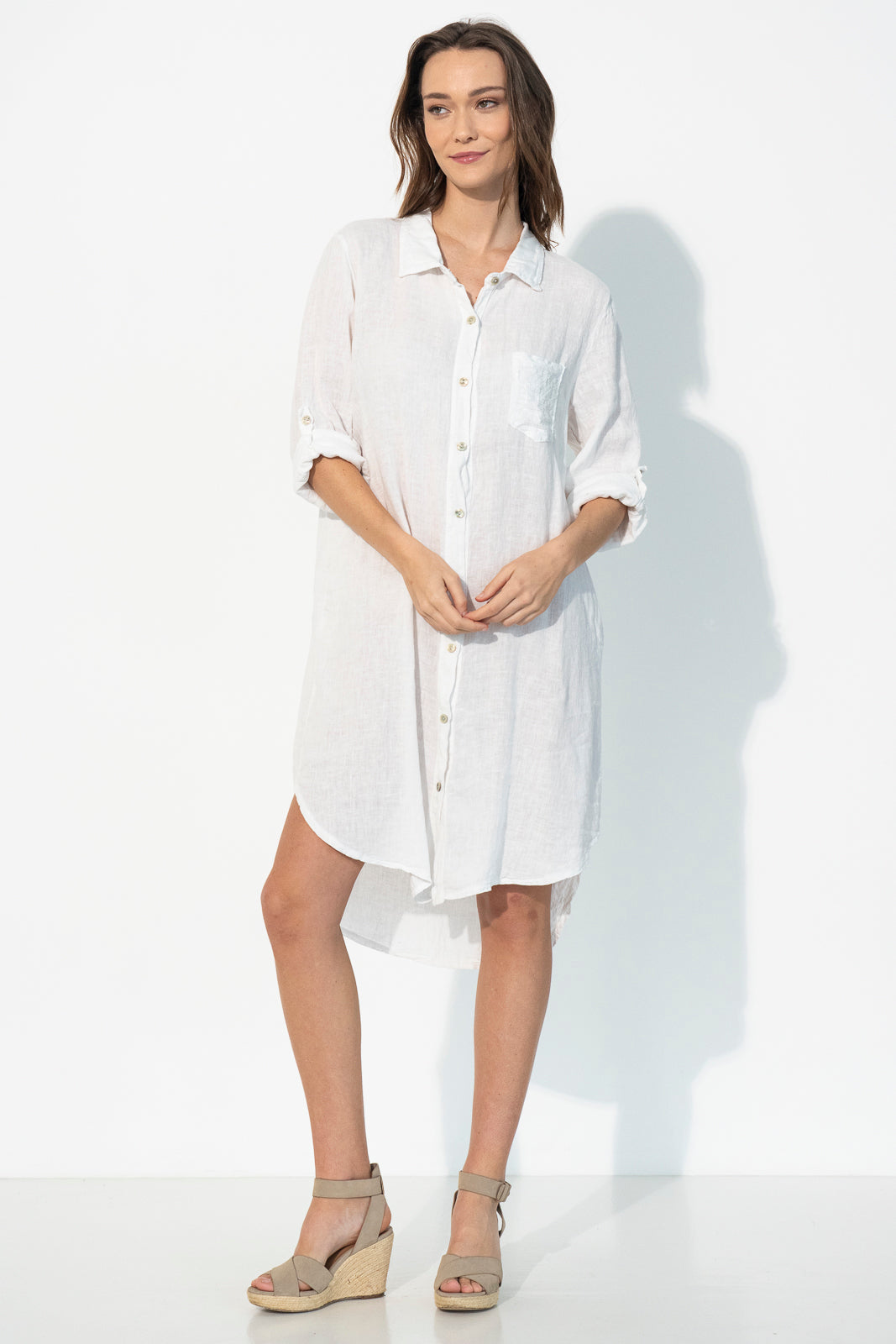 Linen Shirt Dress