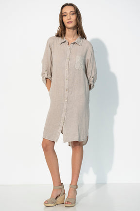 Linen Shirt Dress