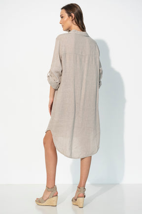 Linen Shirt Dress