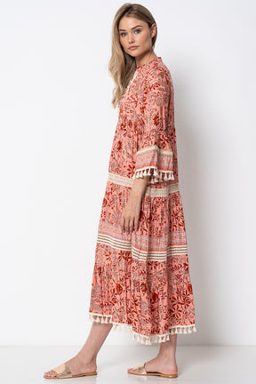 Pink/Rust Kaylie Dress