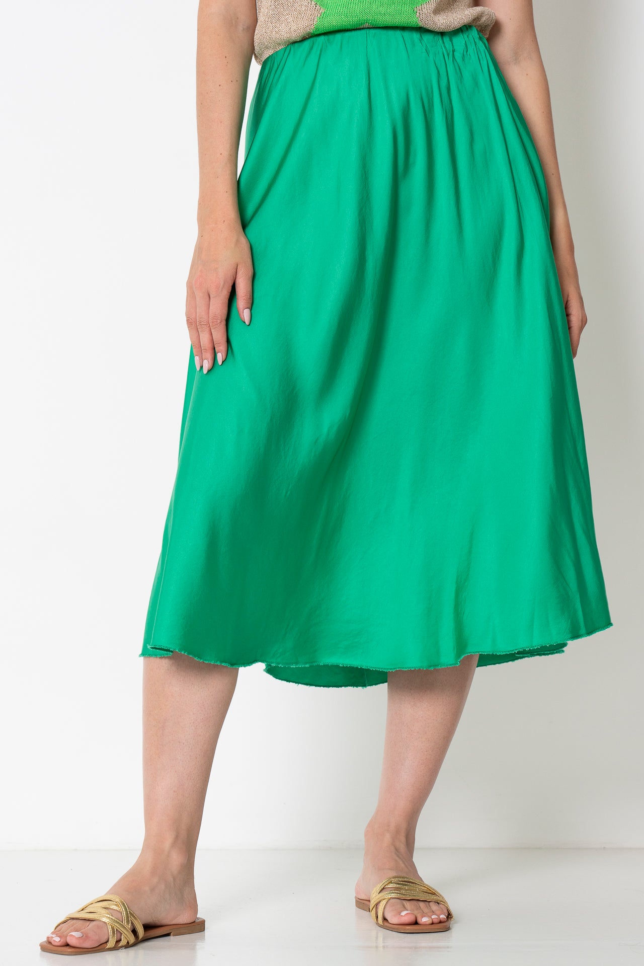 Green Rashieda Skirt