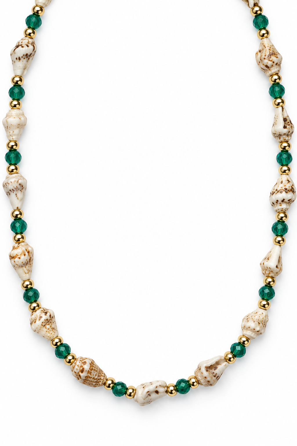Emerald Shell Necklace