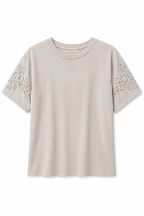 Stone_Cotton_Embroidered_Sleeve_Tee_front_somethingpretty