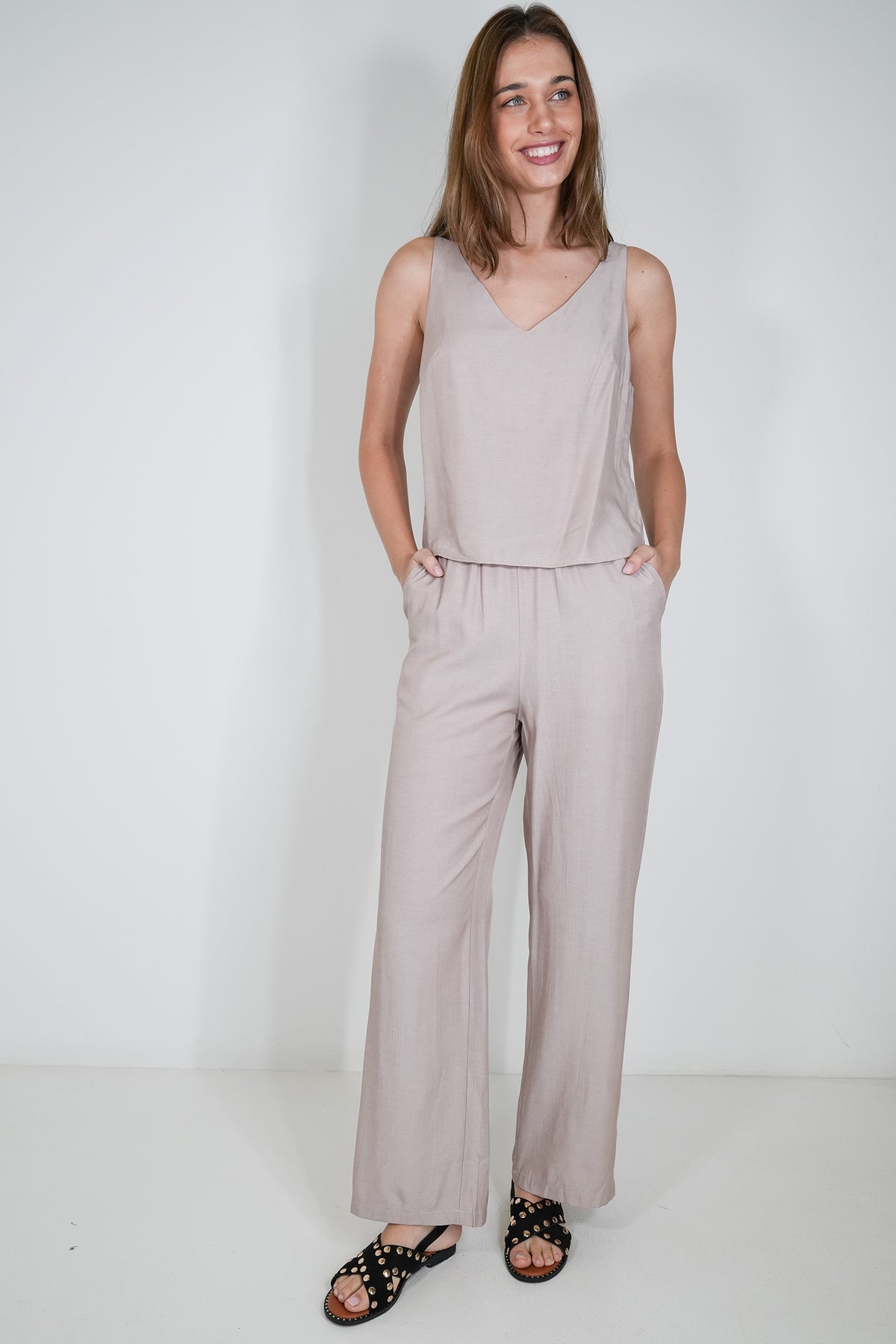 Taupe Minki Pant