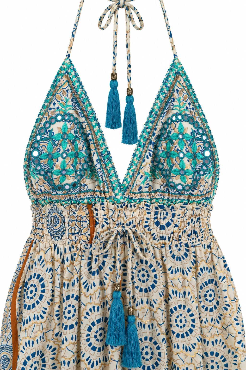 Turquoise Zaria Dress