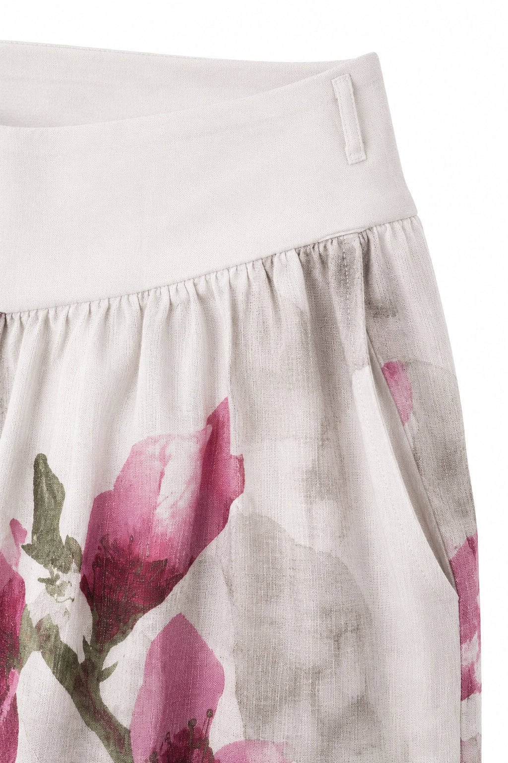 White_Floral_Linen_Wide_Leg_Pant_front_somethingpretty