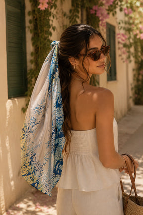 Willow Breeze Silk Scarf