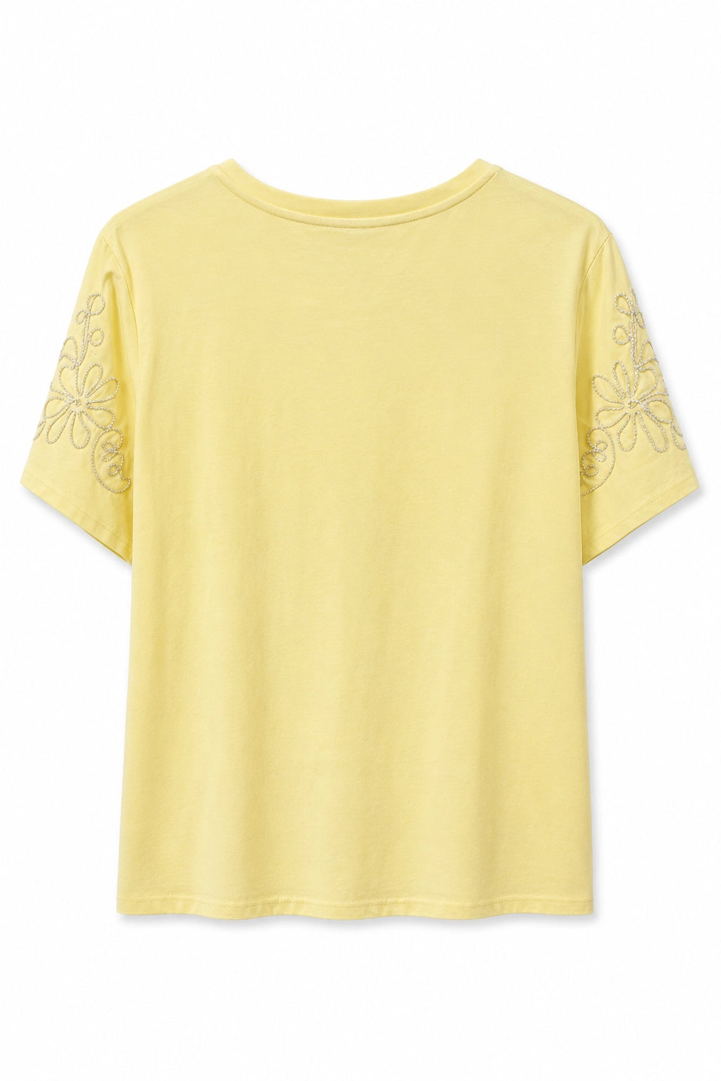 Yellow_Cotton_Embroidered_Sleeve_Tee_front_somethingpretty