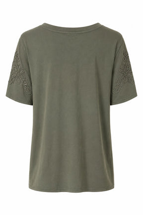 khaki_Cotton_Embroidered_Sleeve_Tee_front_somethingpretty