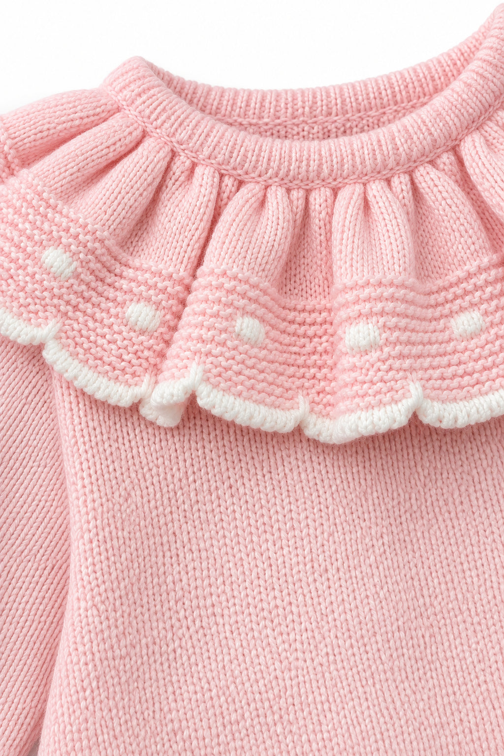 Pink Collared Knit Set
