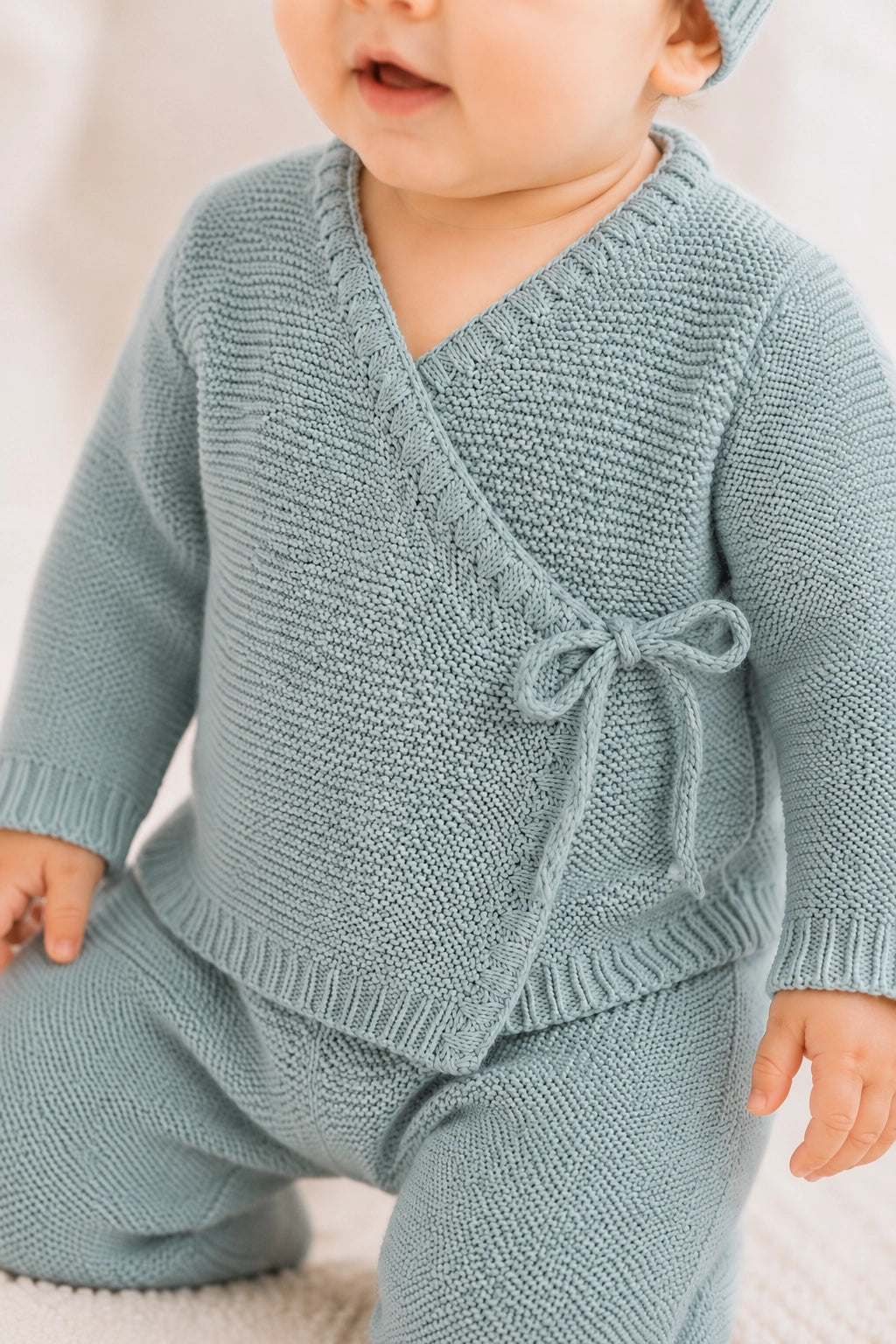 Sage Wrap Knit Set