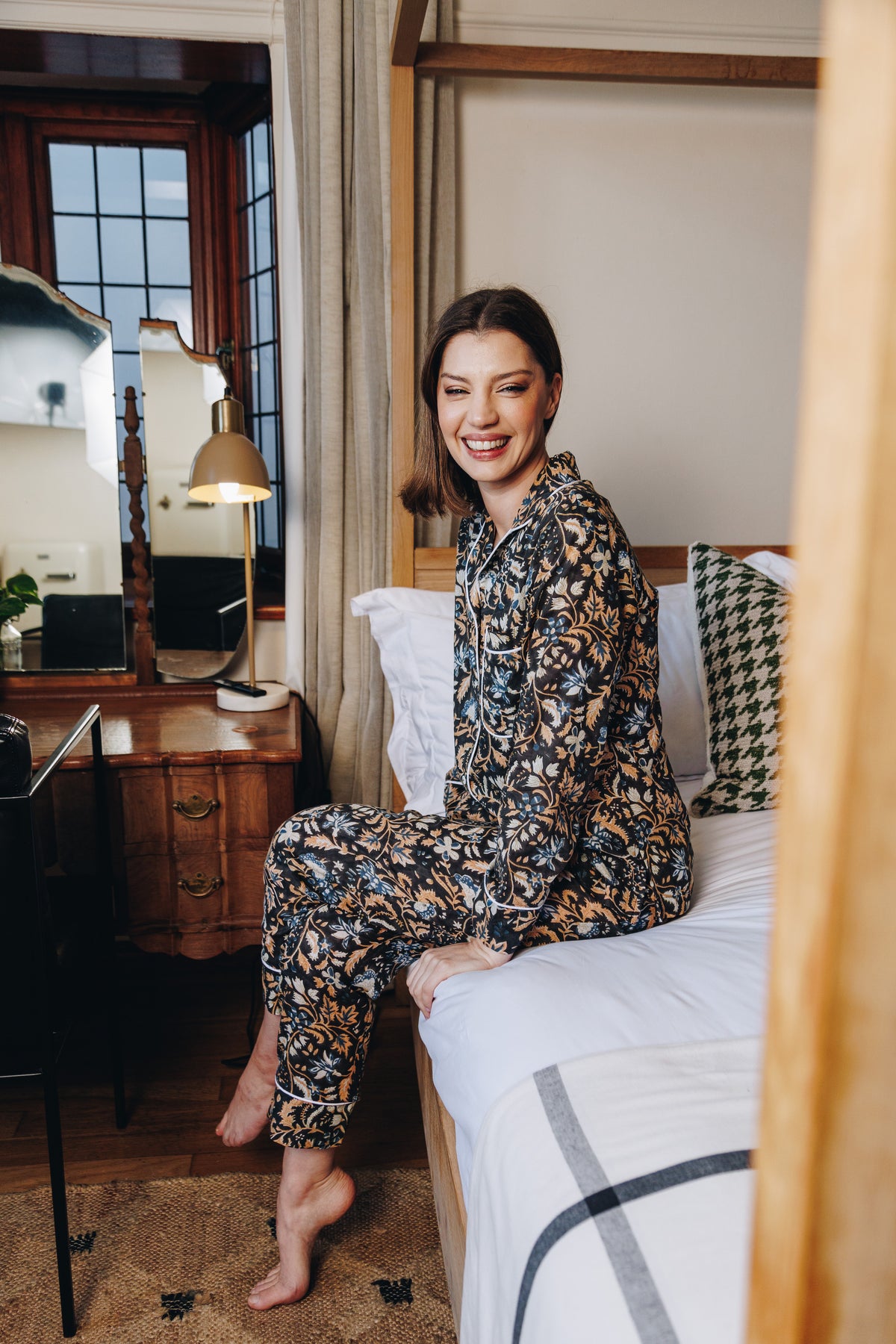 Charcoal Charie Long Set PJs