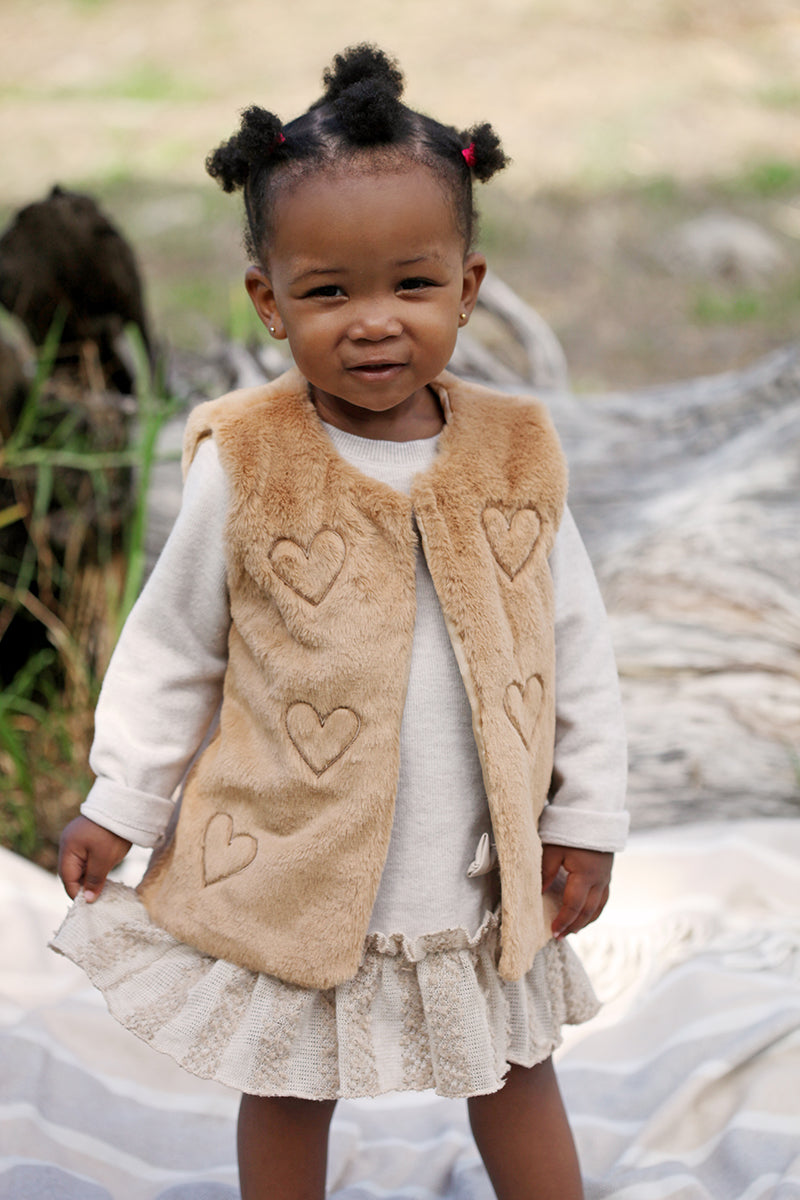 Camel Fur Gilet