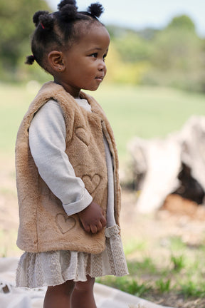 Camel Fur Gilet