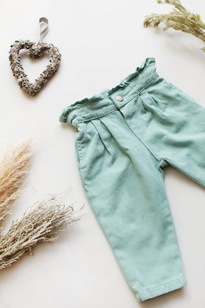 Mint Paperbag Jean