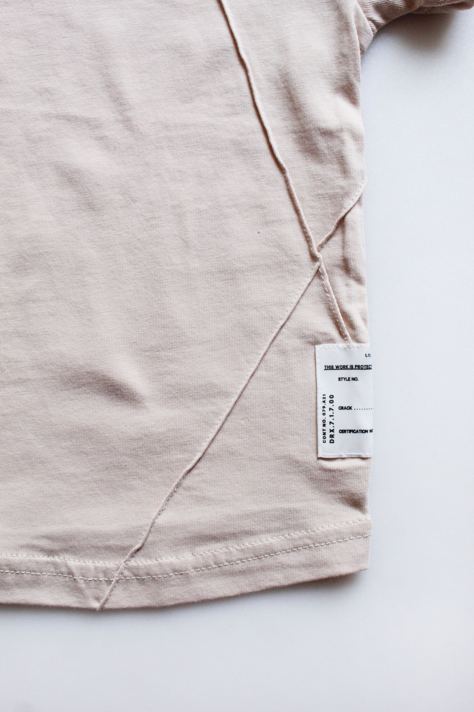 Beige Casual Tee