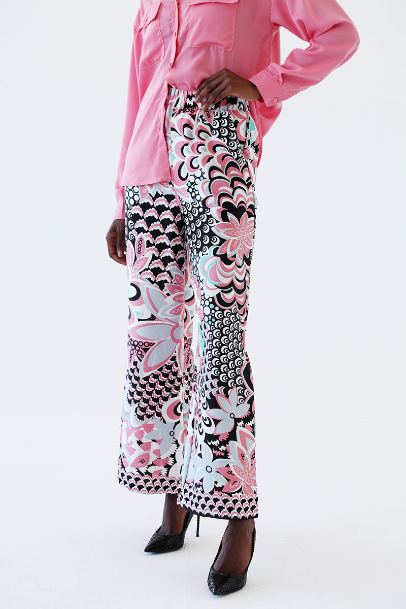 Blush Printed Pants