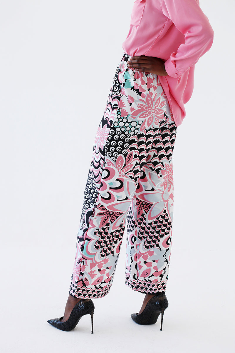 Blush Printed Pants